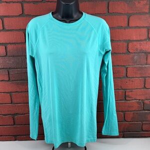 Patagonia Teal Long‎ Sleeve Shirt – Women's Medium – Activewear Top
